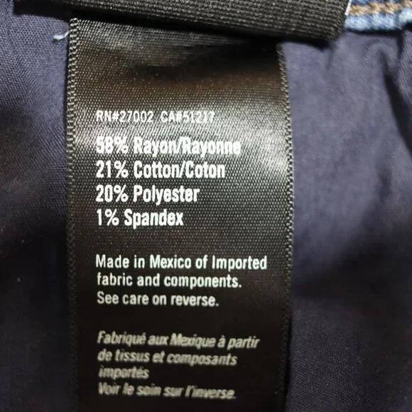 Paige Lennox Relaxed Straight Denim Jeans Size 34 Blue Stretch Comfort Fit - Picture 13 of 14